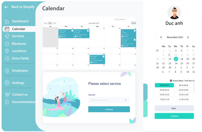 Shopify appointment booking by Tipo